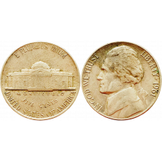 США 5 центов 1961 год KM# A192 Jefferson Nickel