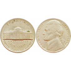 США 5 центов 1985 D год KM# A192 Jefferson Nickel