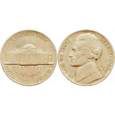 США 5 центов 1987 D год KM# A192 Jefferson Nickel
