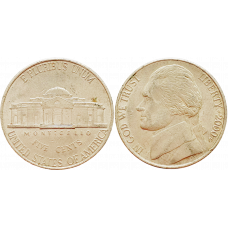 США 5 центов 2000 D год KM# A192 Jefferson Nickel