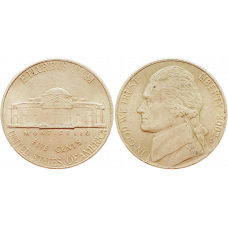 США 5 центов 2002 D год KM# A192 Jefferson Nickel