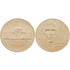 США 5 центов 2006 P год KM# 381 Jefferson Nickel