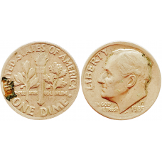 США 1 дайм 1985 D год KM# 195a Roosevelt Dime