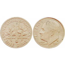 США 1 дайм 1996 P год KM# 195a Roosevelt Dime