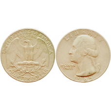США 25 центов 1965 год KM# 164a Вашингтонский квотер