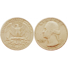 США 25 центов 1979 D год KM# 164a Вашингтонский квотер