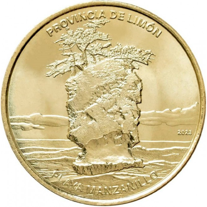Коста-Рика 25 колонов 2023 год UC# 211 Провинция Лимон