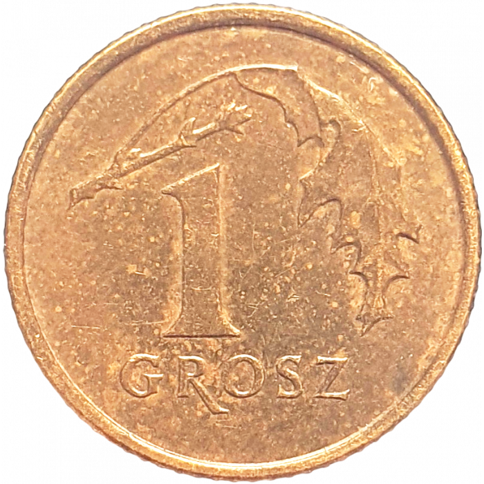 Польша 1 грош 1997 год Y# 276