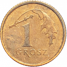 Польша 1 грош 2001 год Y# 276