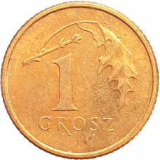 Польша 1 грош 2009 год Y# 276