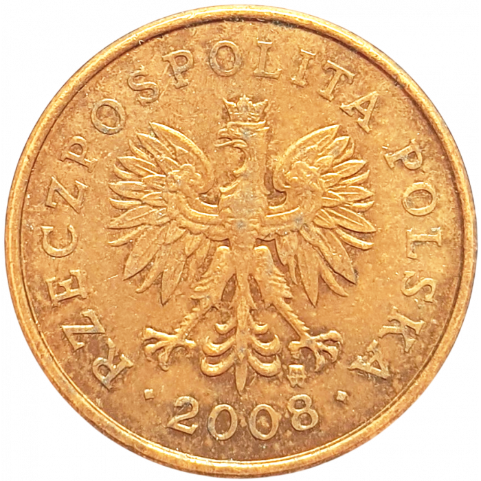 Польша 2 гроша 2008 год Y# 277