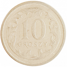 Польша 10 грошей 2021 год UC# 8