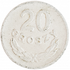 Польша 20 грошей 1973 год Y# A47