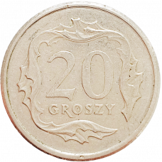 Польша 20 грошей 2008 год Y# 280