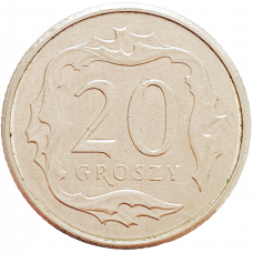 Польша 20 грошей 2015 год Y# 280