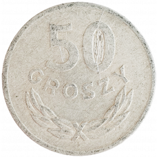 Польша 50 грошей 1971 год Y# 48.1
