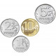 Россия 1 2 5 10 рублей 2022 ММД год UNC Набор 4 монеты