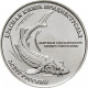 Приднестровье 1 рубль 2018 год UNC UC# 168 ПМР Красная книга Приднестровья - Русский осётр (Acipenser gueldenstaedtii)