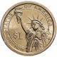 США 1 Доллар 2012 P год UNC Президенты № 24 Гровер Кливленд (1893–1897)
