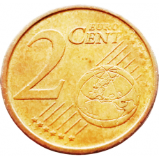 Испания 2 евроцента 2000 год KM# 1041