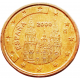Испания 2 евроцента 2000 год KM# 1041 Испания 2 евроцента 2000 год KM# 1041