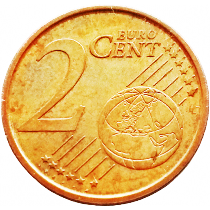 Испания 2 евроцента 2004 год KM# 1041 Испания 2 евроцента 2004 год KM# 1041