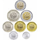 Перу 1 5 10 20 50 сентимо 1 2 5 солей 1991-2025 год Набор 6 монет