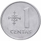 Литва 1 цент 1991 год KM# 85