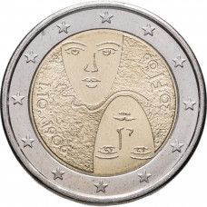Финляндия 2 евро 2006 год UNC KM# 125 100 лет равного избирательного права в Финляндии