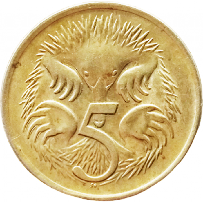 Австралия 5 центов 1980 год KM# 64 Австралия 5 центов 1980 год KM# 64
