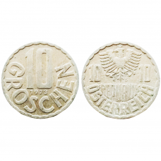 Австрия 10 грошей 1973 год KM# 2878