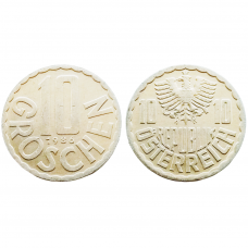 Австрия 10 грошей 1986 год KM# 2878