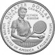 США 25 центов 2025 P год UNC №20 Американские женщины Алтея Гибсон