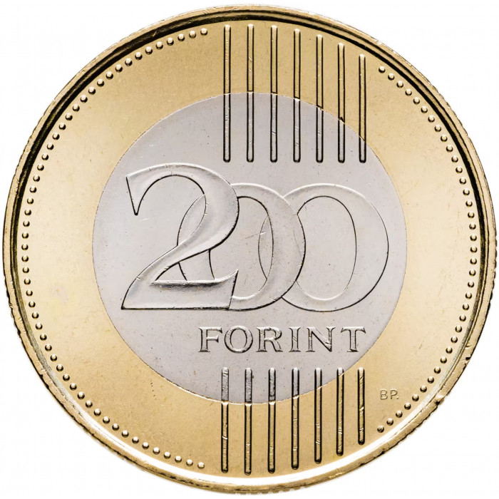 Венгрия 200 форинтов 2025 год UNC UC# 449 200 лет Венгерской академии наук