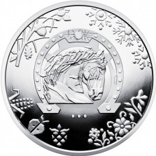 Украина 5 гривен 2026 год BUNC UC# 1394 Китайский гороскоп - год лошади