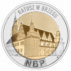 Польша 5 злотых 2025 год UNC UC# 792 Ратуша Бжега
