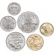 Австралия 5 10 20 50 центов 1 2 доллара 2024-2025 год Набор 6 монет