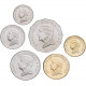 Австралия 5 10 20 50 центов 1 2 доллара 2024-2025 год Набор 6 монет