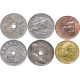 Испания 25 50 сентимо 1 песета 1925-1938 год Набор 6 монет