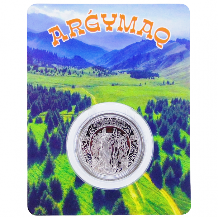 Казахстан 100 Тенге 2025 год UC# 498 Лошадь Аргамак В блистере