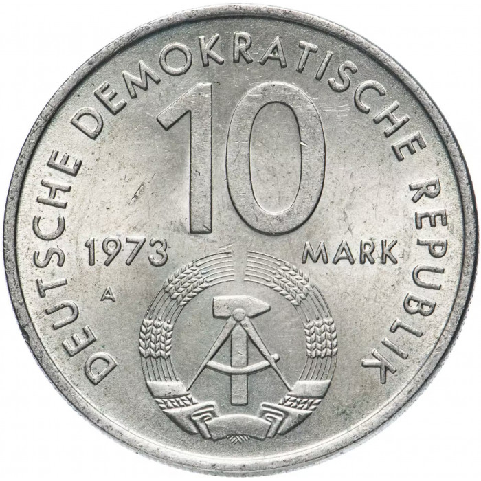 Германия - ГДР 10 марок 1973 год 10-ый международный фестиваль молодёжи и студентов, Берлин KM# 29