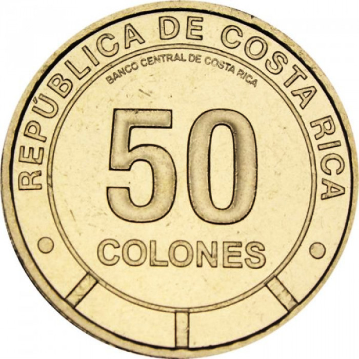 Коста-Рика 50 колонов 2023 год Горный кролик UNC UC# 226