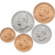 Туркмения 1 5 10 20 50 тенге 1993 год Набор из 5 монет