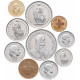 Швейцария 1 2 5 10 20 раппенов 1/2 1 2 5 франков 1879-2025 год Набор из 10 монет