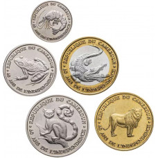 Камерун 50 100 250 500 1000 франков 2020 год UNC 60 лет независимости Набор 5 монет