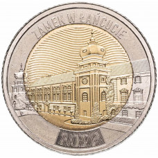 Польша 5 злотых 2024 год UNC UC# 732 Ланьцутский замок