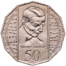 Австралия 50 центов 1995 год KM# 294 50 лет со дня окончания Второй Мировой войны