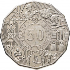 Австралия 50 центов 2003 год KM# 689 Австралийские волонтеры