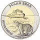 Арктические территории 5 долларов 2022 год Белый медведь Ледокол