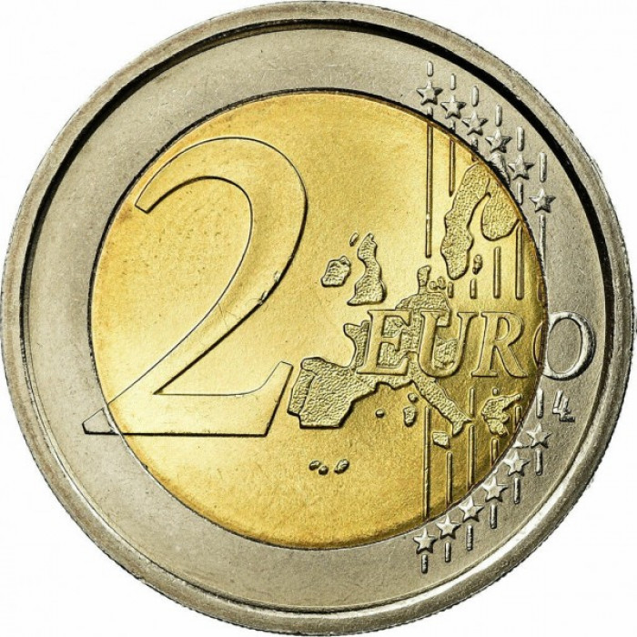 Италия 2 евро 2004 год UNC KM# 237 50 лет Всемирной Продовольственной программы